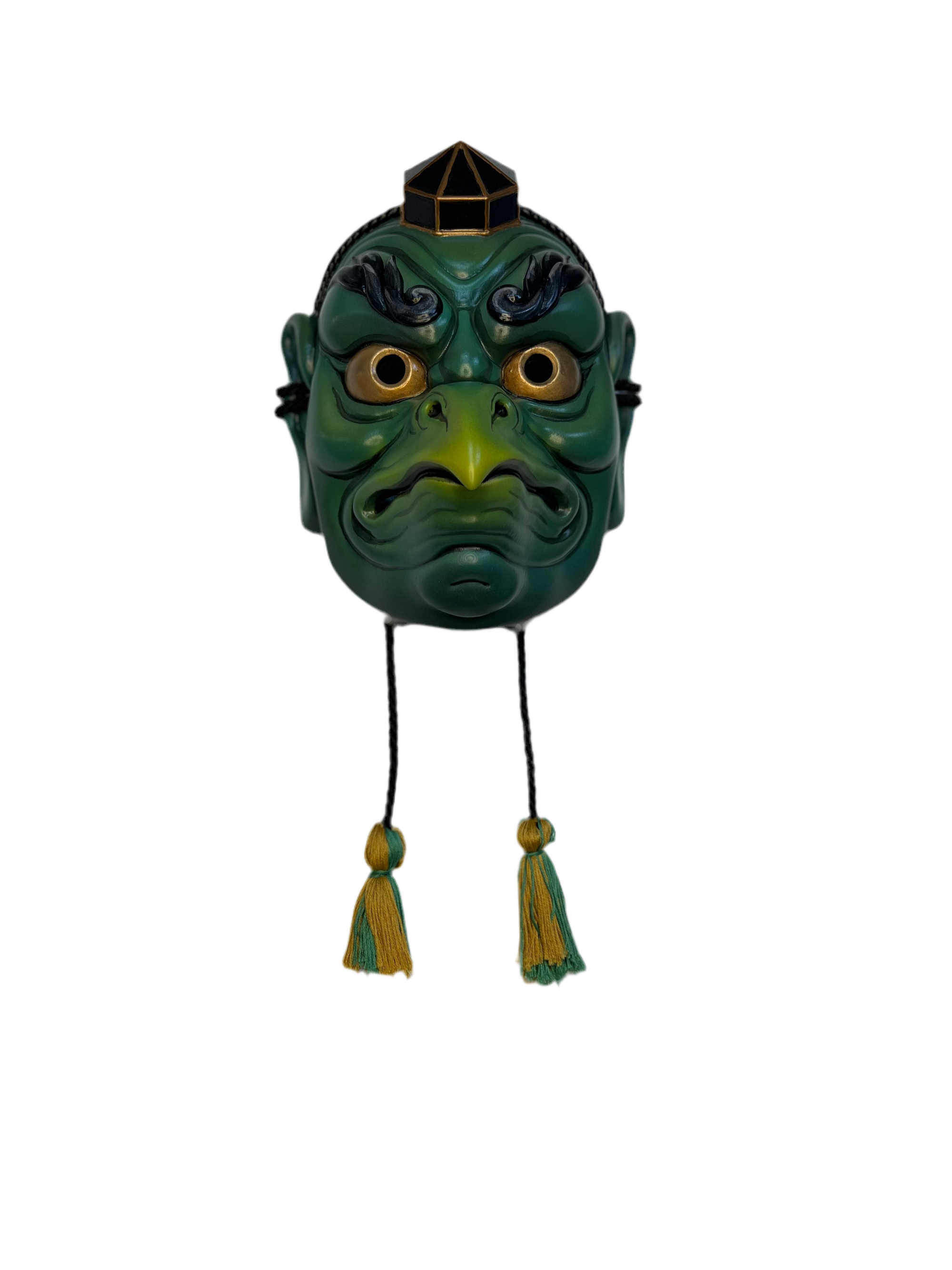 Painted Tengu Mask - Ready to Ship