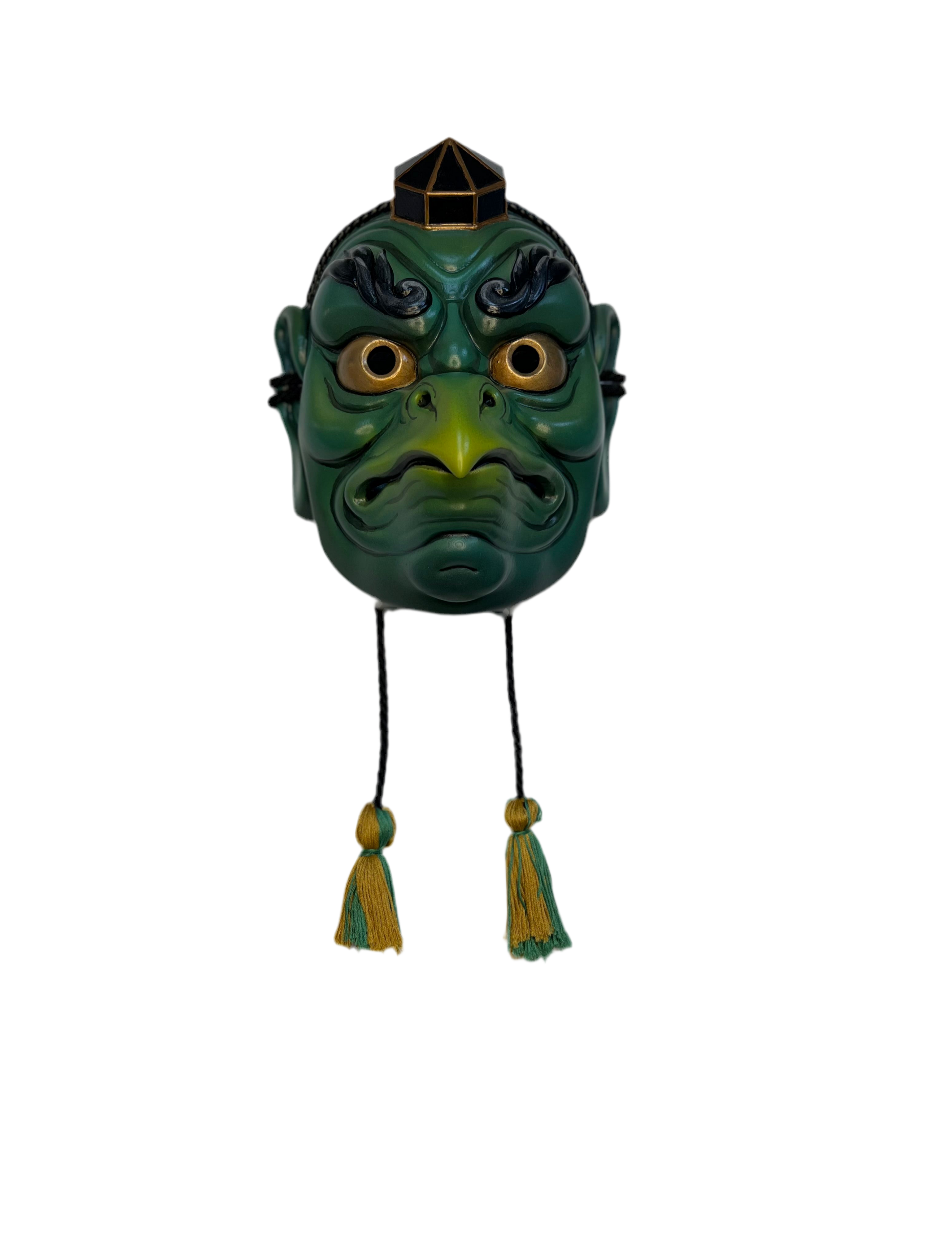 Painted Tengu Mask - Ready to Ship