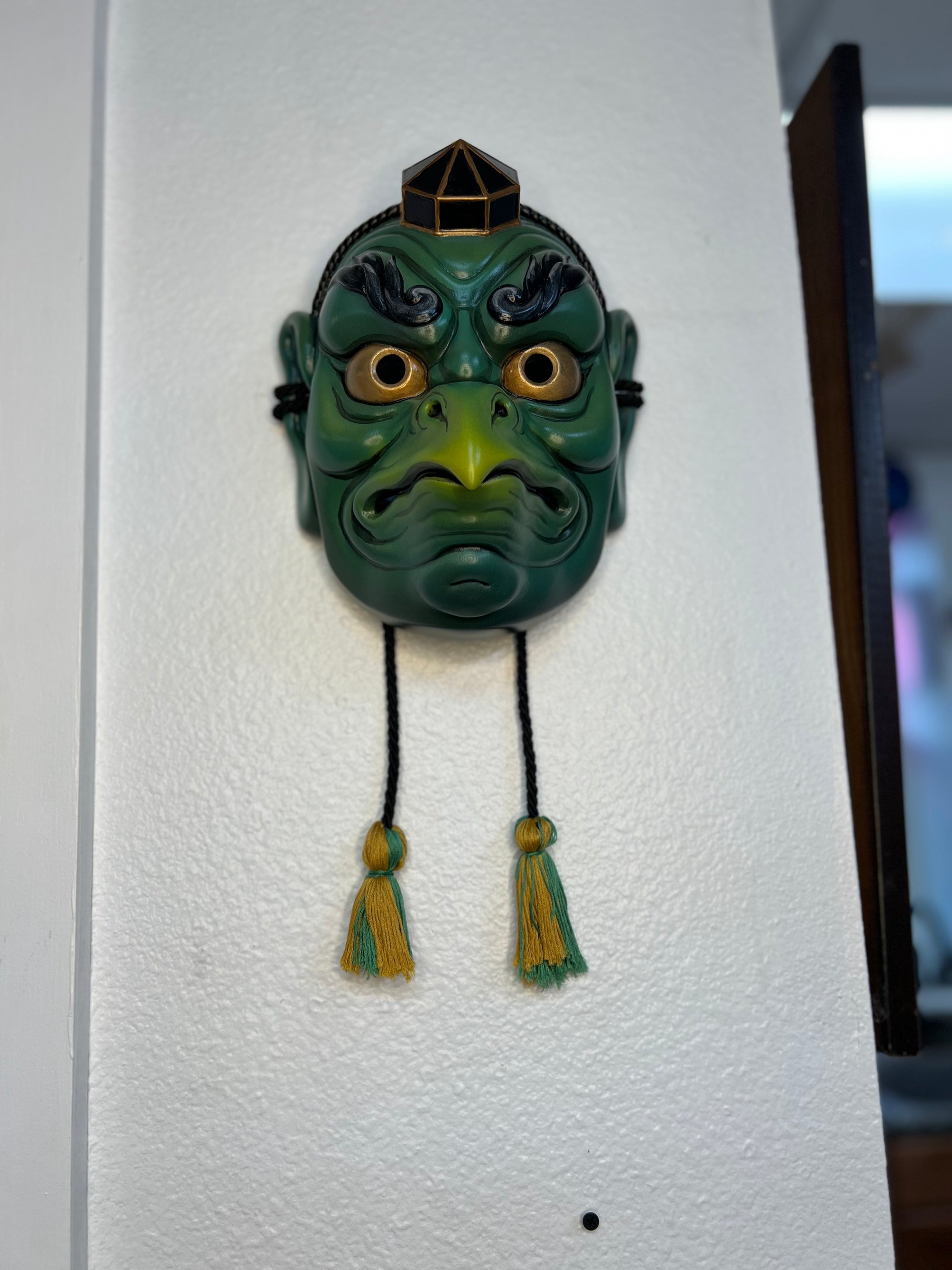 Painted Tengu Mask - Ready to Ship