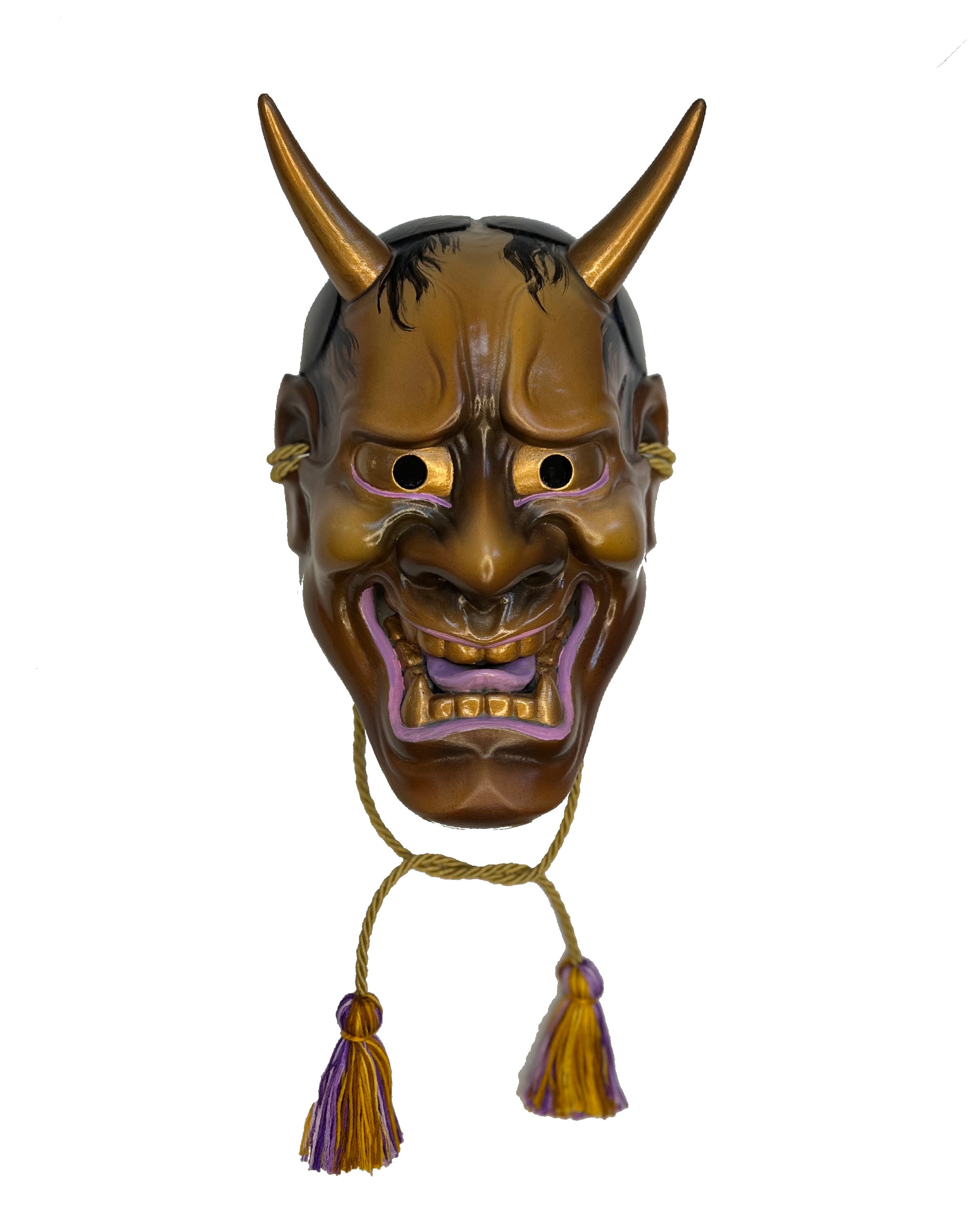 Painted Hannya Mask - Ready to Ship